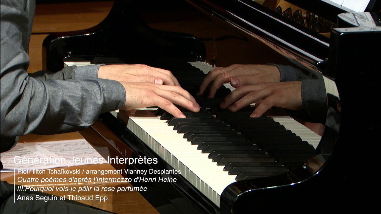 Guy Ropartz : Quatre Poèmes d'après l'Intermezzo d’Henri Heine - III. Pourquoi vois-je pâlir la rose parfumée par Anas Seguin et Thibaud Epp