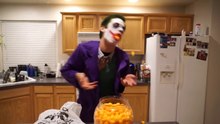 Joker Vs Scream & Giant Teddy Bear & Zombie In Real Life Halloween Fun!-CVL