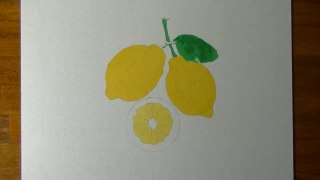 Drawing of some lemons - How to draw 3D Art-CGhsss8W
