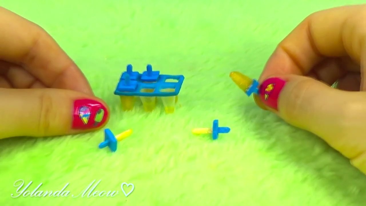 Miniature edible Ice Cream or Popsicle DIY (actually works!) - YolandaMeow♡-hlLJsv_k