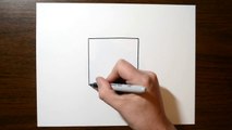 How to Draw 3D Hole on Paper for Kids - Very Easy Trick Art!-yT4x