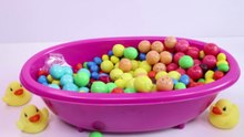 Nursery Rhymes Finger Song Learn Colors Bubble Gum Baby Doll Bath Time-YWJXtrD