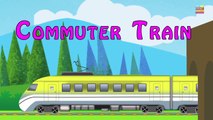 Trains _ Railway Vehicles _ Street Vehicles _ Learn Transports _ Baby Videos--