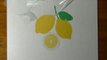 Drawing of some lemons - How to draw 3D Art-CGh