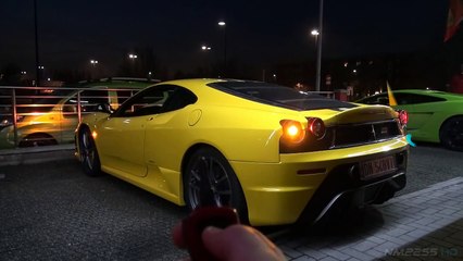 Ferrari 430 Scuderia Exhaust Note and Blue Flames!