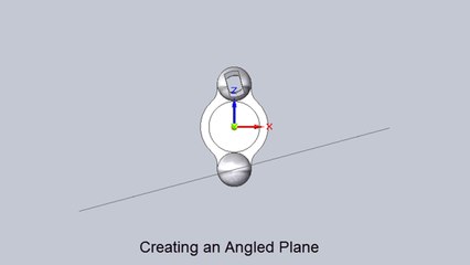 Creating Angled Plane in Solid Edge