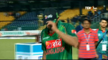 Mashrafe's Memorable Post-Match Presentation 🏆