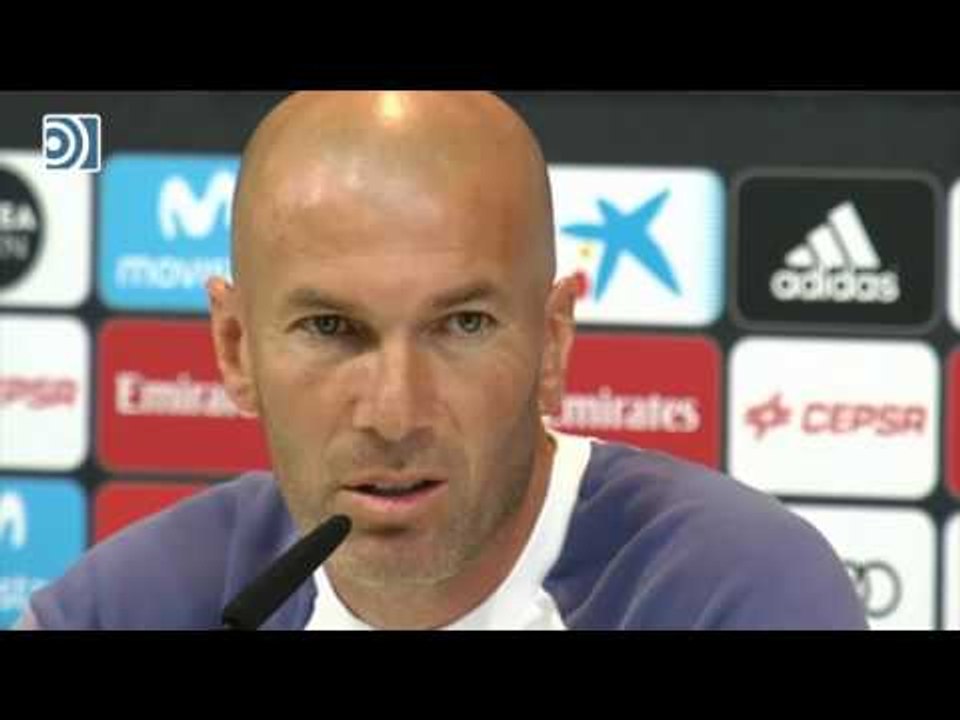 Zidane: "Keylor Navas es el portero número uno del Real Madrid"