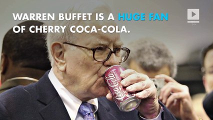 The new face of Cherry Coca-Cola is…Warren Buffet?