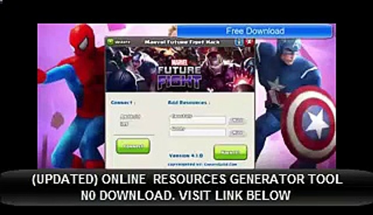 Marvel Future Fight Hack tool Crystal and Gold [100% WORKING][Android,iOS][HOT RELEASE]1