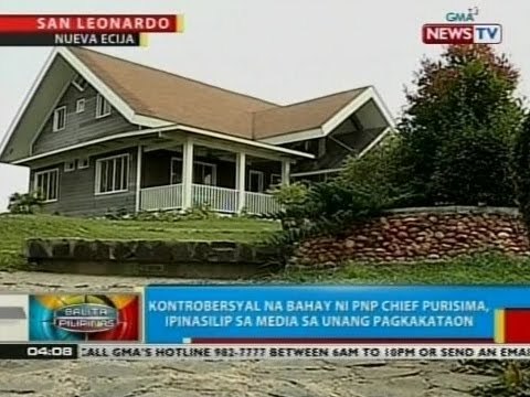 Kontrobersyal na bahay ni PNP Chief Purisima sa San Leonardo, Nueva Ecija, ipinasilip sa media