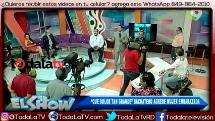 En supuesto video Raulin Rodriguez agrede a mujer embarazada-El Show Del Mediodía-Video