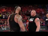 Universal Champion Brock Lesnar & Braun Strowman   WWE RAW 3 April 2017 HD 1080p