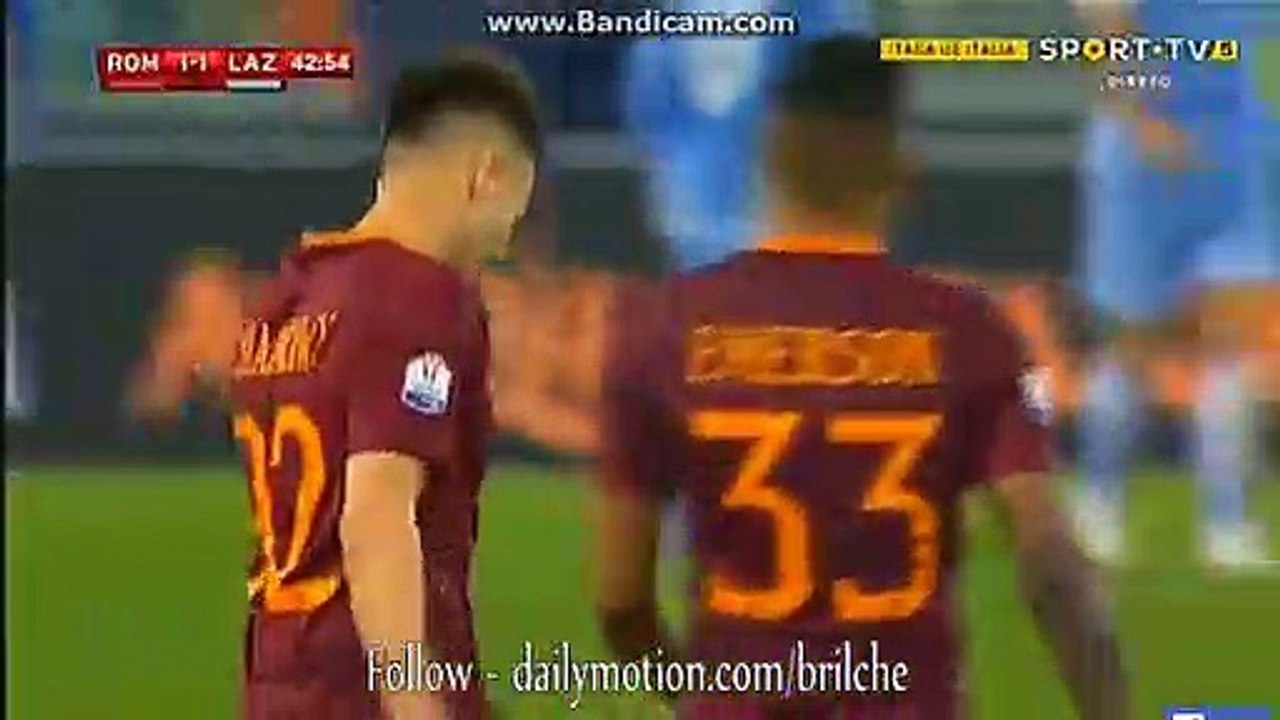 1-1 Stephan El Shaarawy Super Goal HD - AS Roma vs SS Lazio Coppa Italia 04.04.2017