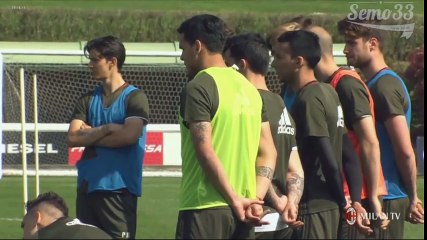 Milan training session 04-04-2017