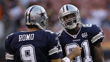 Tony Romo completes first career TD pass