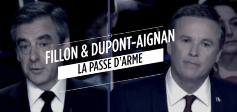 Passe d'arme entre Fillon et Dupont-Aignan