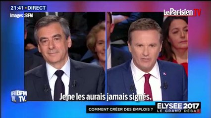 Le Grand Débat : quand Fillon recadre Dupont-Aignan