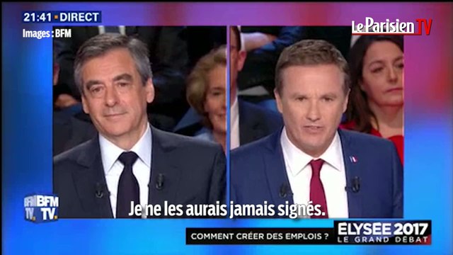 Le Grand Débat : quand Fillon recadre Dupont-Aignan