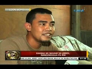 24 Oras: Nahukay na crucifix ng simbahang gumuho sa lindol, nagbibigay pag-asa sa mga Boholano