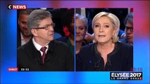 Le coup de gueule de Mélenchon contre Le Pen à propos des crêches: 