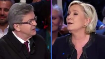 Laïcité : clash entre Le Pen et Mélenchon