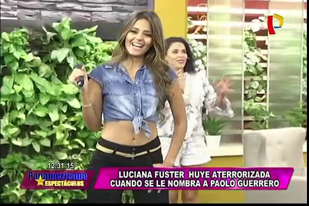Luciana Fuster: le preguntaron por Paolo Guerrero y esta fue su inesperada reacción