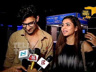Sargun Mehta and Ravi Dubey at Jindua's SCREENING
