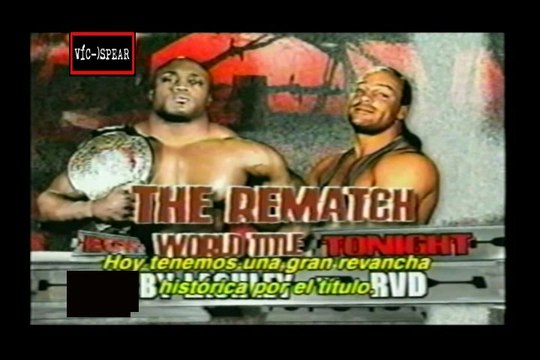 Rob Van Dam vs Bobby Lashley por el titulo ECW 2007 Subtitulado en Español Latino