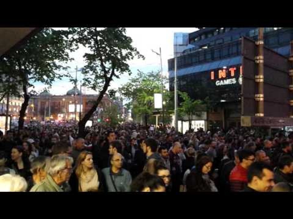 Protesters Take to Streets of Belgrade After Vucic Election Win