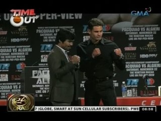 24Oras: Pacquiao, nagpakitang-gilas sa kanyang media workout