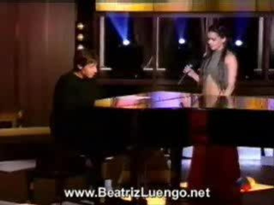 Beatriz Luengo sur un plateau