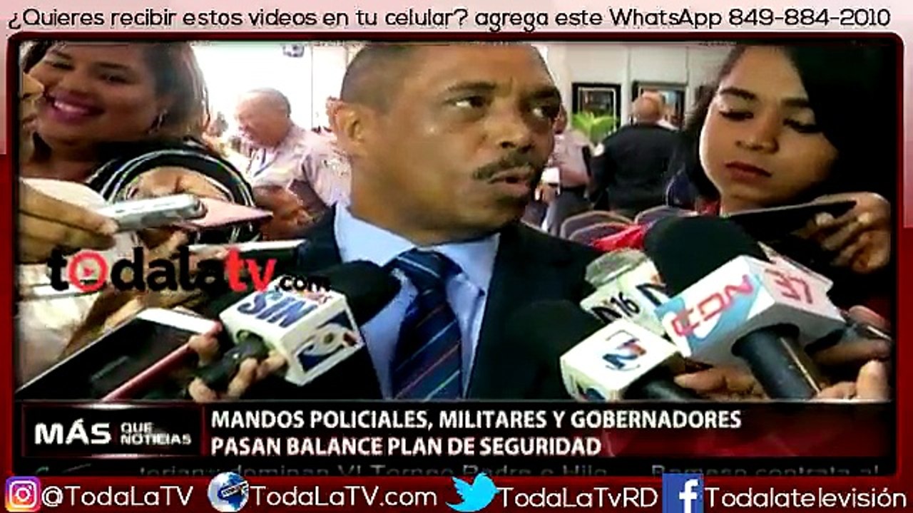 Pasan balance a plan de seguridad-Más Que Noticias-Video