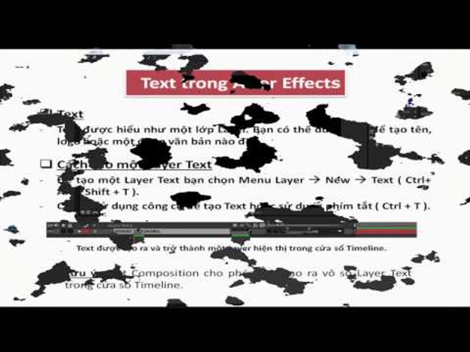 Tự Học After Effects - Bài 11:  Tìm hiểu Layer text | HD Group