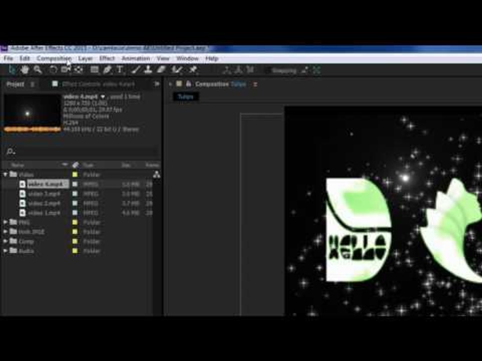 Tự Học After Effects - Bài 6:  Tìm hiểu Panel composition | HD Group