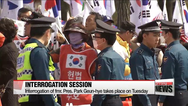 Prosecutors interrogate former President Park Geun-hye at detention center