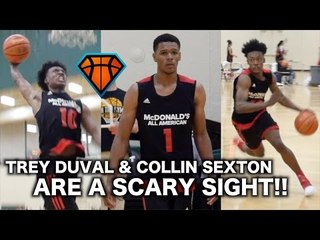 Trevon Duval & Collin Sexton In The SAME BACKCOURT?! | McDonald's All-American Practice Highlights