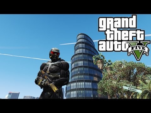 GTA5 MODS Daily Vlog #14 CRYSIS NANOSUIT Xuất Hiện Trong GTA5 | CRYSIS NANOSUIT MOD