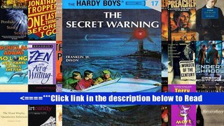 The Secret Warning (The Hardy Boys, No. 17) [PDF] Best Download