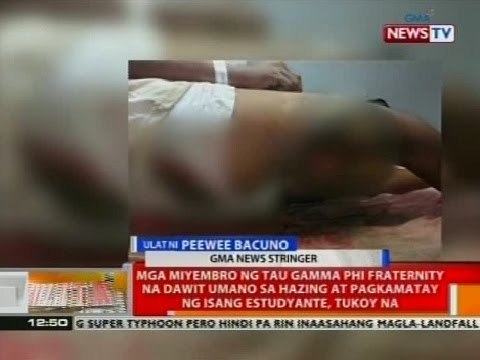 Tau Gamma Phi frat members na dawit umano sa hazing at pagkamatay ng isang estudyante, tukoy na