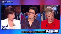 Nathalie Arthaud au grand débat du premier tour de l'élection présidentielle française 2017