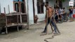 Snake Charmer Carries 13 Foot Cobra Around Neck