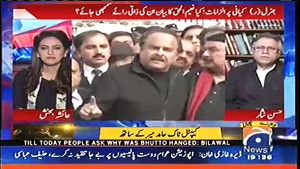 Wardat tou inho(PML-N) ne ki hai mujhe is main koi shak nahi, election day ke tou ye master hai, Naeem ul Haq jo keh raha hai maan lo osy bas baat khatam - Hassan Nisar