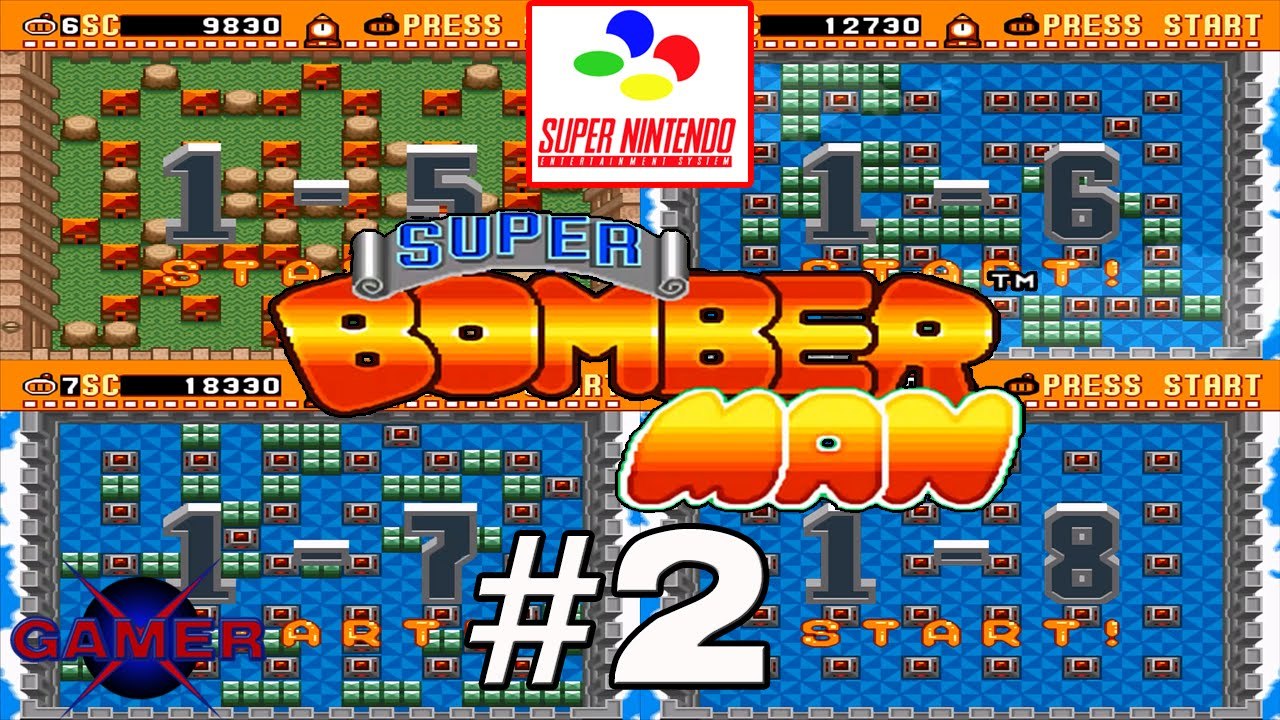 Super Bomberman - Super Nintendo - Mundo #1 - Parte #2