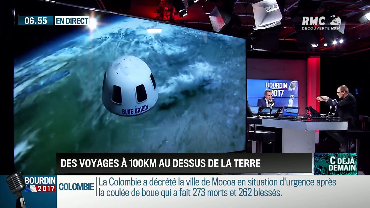 La chronique d'Anthony Morel : Des voyages à 100 km au-dessus de la terre - 05/04