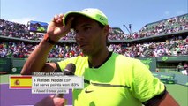 Rafael Nadal On-court Interview / SF 2017 Miami Open