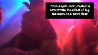 The Creative Music DJ - San Diego LGBT Weddings - Premium Light Show Demo with Fog