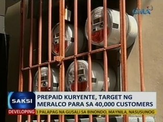 Saksi: Prepaid kuryente, target ng Meralco para sa 40,000 customers