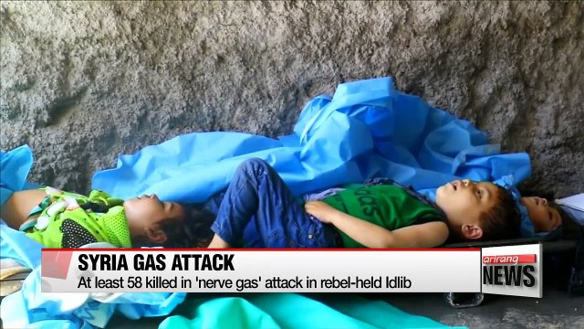 U.S. blames Syrian gov't for suspected gas attack in Idlib