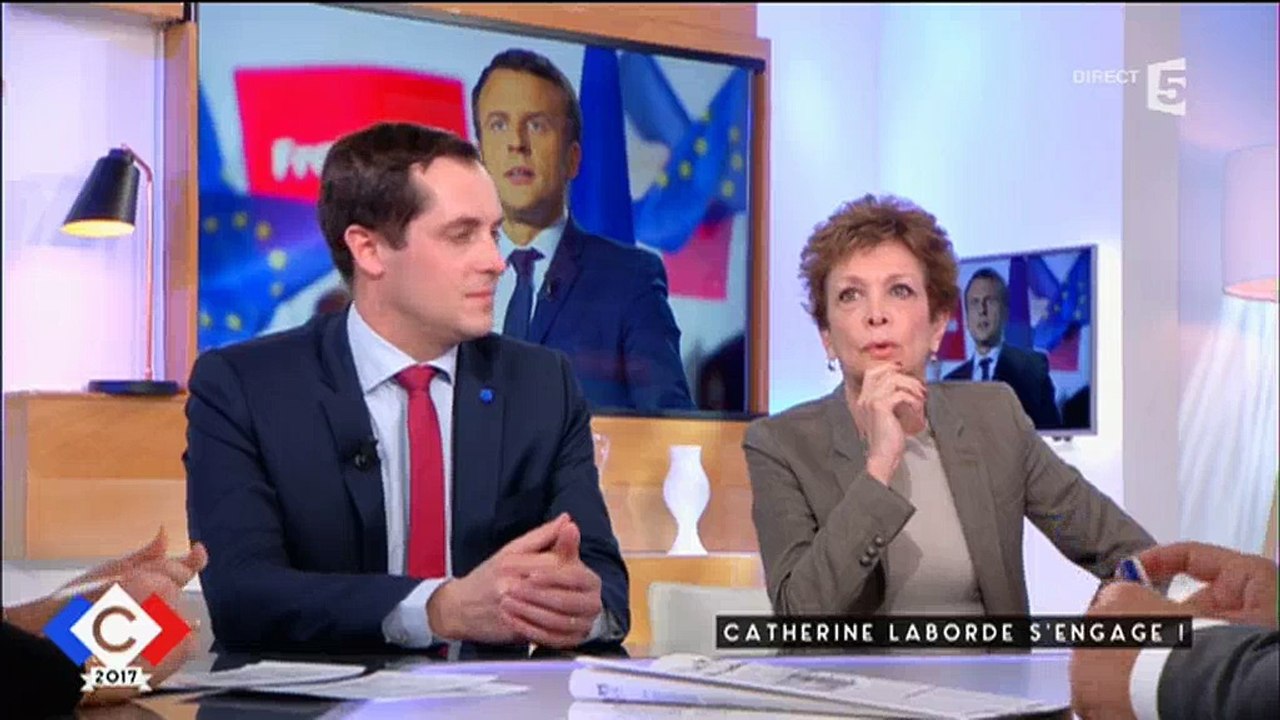 Catherine Laborde revient sur son engagement pour Emmanuel Macron dans "C à vous" - Regardez